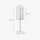 Lampe de table en bronze clair brun E27 48,5 cm laiton tissu