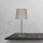 Lampe de table en bronze mat beige E27 45 cm laiton tissu