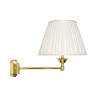 Applique murale orientable E14 laiton tissu Classique...