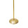 Lampadaire bras articulé 162 cm laiton tissu E27 salon