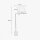 Lampadaire bras articulé 162 cm laiton tissu E27 salon
