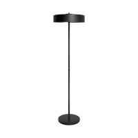 Lampadaire petit 148,5 cm laiton fer en noir or