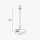 Suspension ronde noir or E27 Ø 40 cm laiton fer