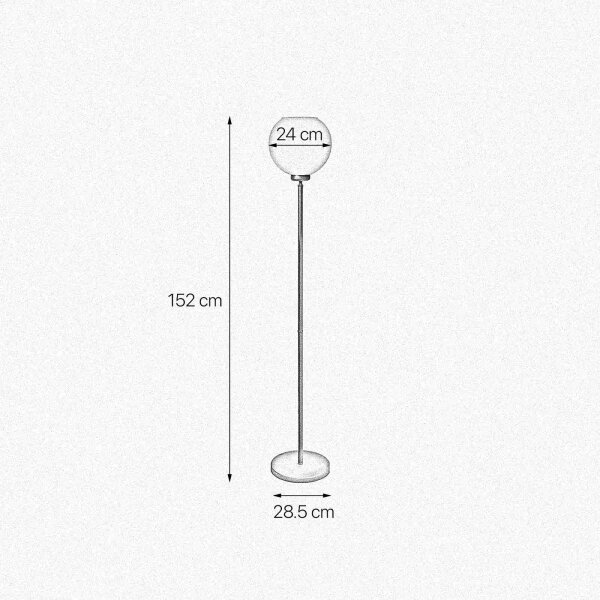 Plafonnier petit 152 cm laiton verre E27 en bronze blanc