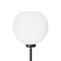 Plafonnier petit 152 cm laiton verre E27 en bronze blanc