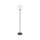 Plafonnier petit 152 cm laiton verre E27 en bronze blanc