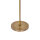 Lampadaire E27 160,5 cm en bronze clair brun laiton tissu