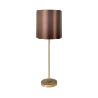Lampe de table grande 68,5 cm de haut laiton tissu E27...