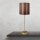 Lampe de table grande 68,5 cm de haut laiton tissu E27 NICOLE
