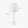 Lampe de table grande 68,5 cm de haut laiton tissu E27 NICOLE