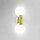 Applique salle de bain H : 36 c, 2 flammes E14 verre laiton