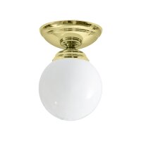 Lampe de plafond laiton verre E14 Ø 12 cm...