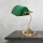 Lampe de banquier Gün Bronze H : 30 cm en laiton verre E27
