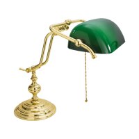 Lampe de banquier Interrupteur à tirette 38 cm E27...