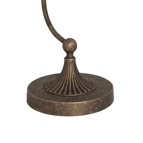 Lampe à piano laiton H : 31,5 cm pivotant en bronze antique
