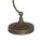 Lampe à piano laiton H : 31,5 cm pivotant en bronze antique