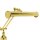 Lampe de banquier laiton poli E14 H : 43 cm Art Nouveau