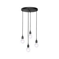 Suspension Noir Ø 40 cm laiton fer réglable...