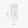 Suspension Noir Blanc Ø 45 cm Laiton Fer Verre 5x E27