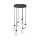 Lampe à suspendre verre laiton fer 48,5 cm 6x E27 blanc noir