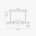 Plafonnier ajustable laiton verre E27 L : 140 cm grand