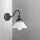 Applique murale laiton verre H : 18,5 cm petite orientable E14