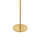 Lampadaire tissu laiton 161,5 cm E27 bleu salon