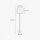 Lampadaire tissu laiton 161,5 cm E27 bleu salon