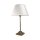 Lampe de table Rustique 43,5 cm laiton tissu E14 ELENA