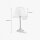 Lampe de table Rustique 43,5 cm laiton tissu E14 ELENA