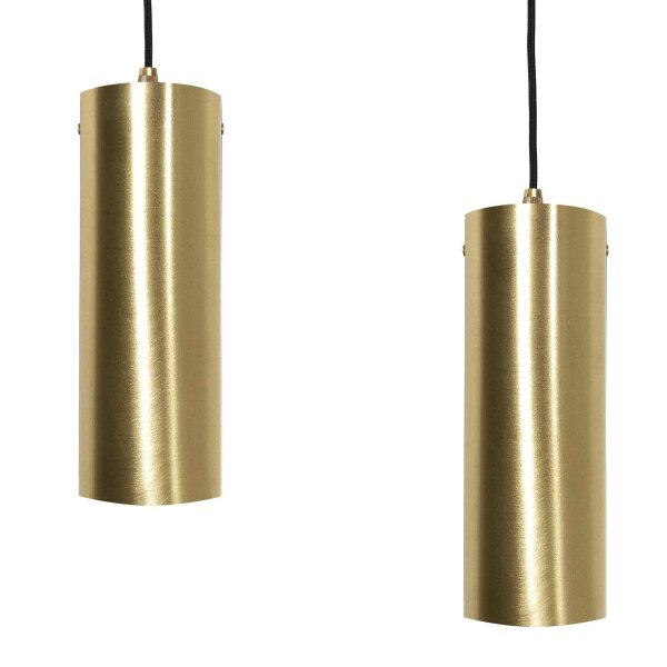 Suspension laiton L : 90cm H : max. 110cm réglable 4x E27