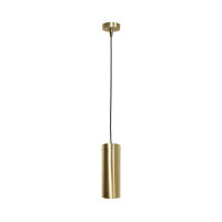 Suspension Cylindre &Oslash; 8,5 cm laiton massif E27