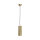 Suspension Cylindre Ø 8,5 cm laiton massif E27