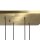 Suspension laiton L : 80 cm en bronze clair 6x E27 massif