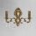 Applique murale laiton cristal L : 39 cm en bronze clair 2x E14