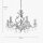 Lustre laiton cristal Ø 65 cm 6-flamme E14 en bronze