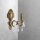 Applique murale laiton cristal H : 29 cm E14 massif en bronze