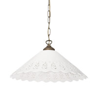 Lampe à suspendre céramique laiton Ø...