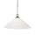 Lampe à suspendre céramique laiton Ø 40,5 cm blanc bronze antique E27
