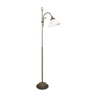 Lampadaire céramique laiton 130 cm en bronze...