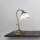 Lampe de table rustiqueLaiton Céramique 32,5cm orientable E14
