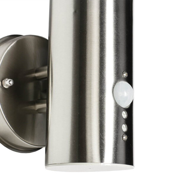Lampe dextérieur avec capteur de mouvement Acier inoxydable IP44