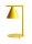 Lampe de table jaune m&eacute;tal 40 cm E14 c&ocirc;ne d&eacute;coratif