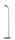 Lampadaire Noir Boule de verre M&eacute;tal faible &eacute;blouissement 161 cm E27