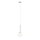 Lampe &agrave; suspendre sph&egrave;re verre E14 &Oslash;14 cm rond en or blanc