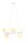 Suspension moderne blanc verre m&eacute;tal &Oslash;68 cm E14 rond