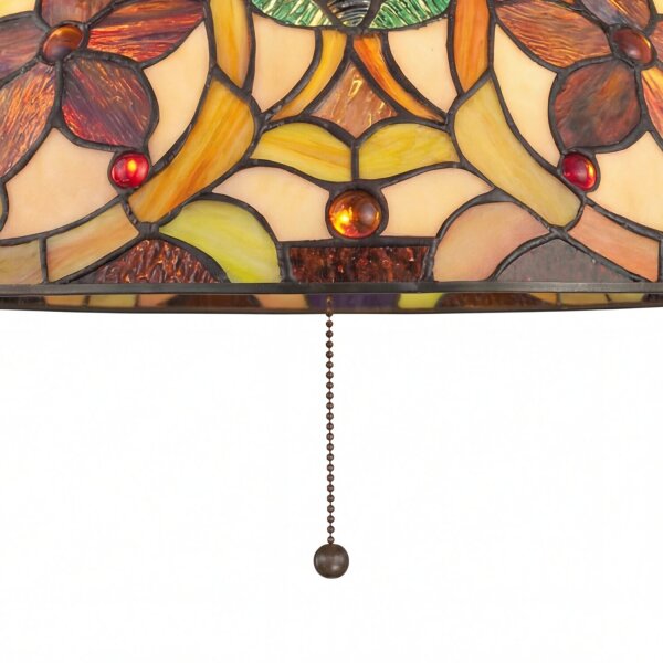 Tiffany Lampes suspendues FARFALLA 6 bronze peut être raccourci
