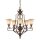 Lustre ANABELL 5 Bronze 5-flmg &agrave; raccourcir Lampe