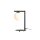 Petite lampe de table Noir Blanc Verre Boule 49 cm confortable