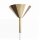 Suspension E27 en or clair boule de verre 30 cm rond